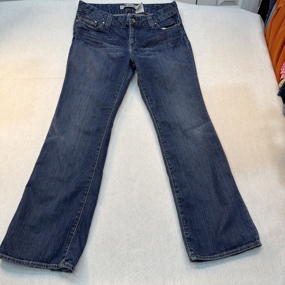 Vintage Gap Jean Women Size 10 Mid Rise Blue Medium Wash‎  Boot Cut Stretch